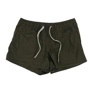 Vuori Vintage Ripstop Shorts XS Womens X Small Green 3” Inseam Yoga Hiking VW385